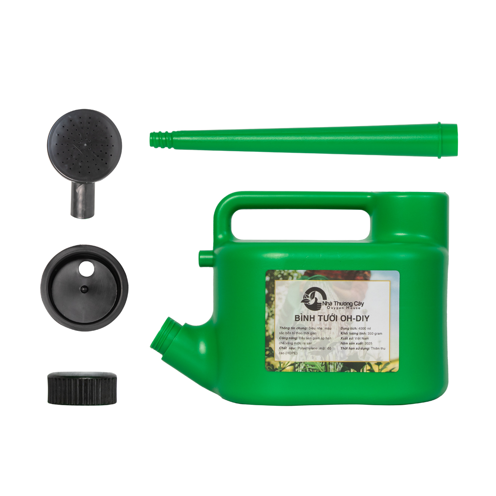 các bộ phận của bình tưới