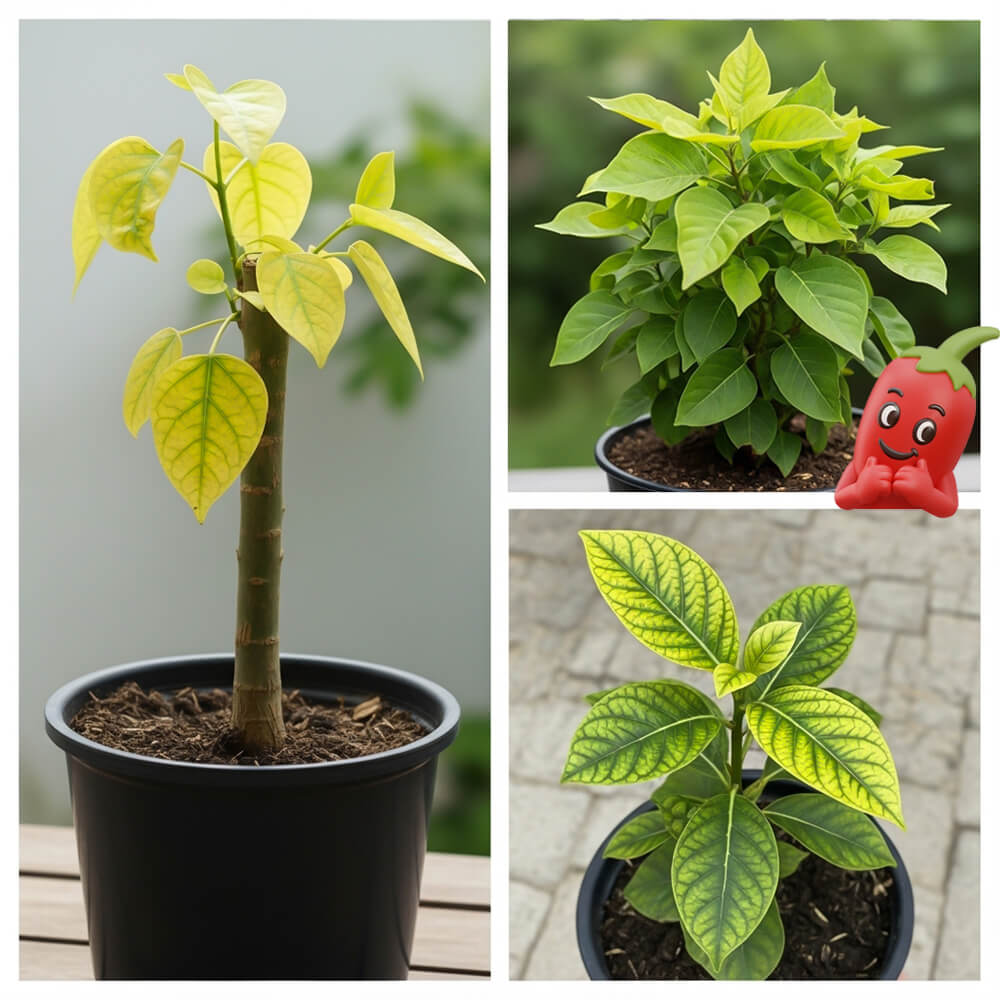 cây vàng lá do thiếu vi lượng