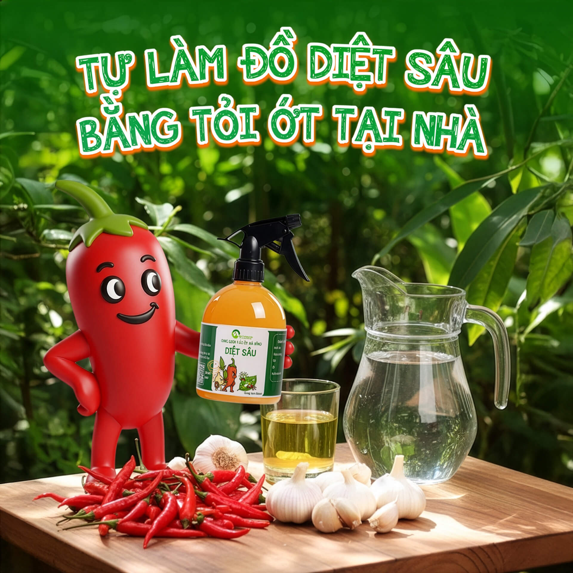 Tự làm đồ diệt sâu bằng tỏi, ớt và xà bông tại nhà, liệu có hiệu quả