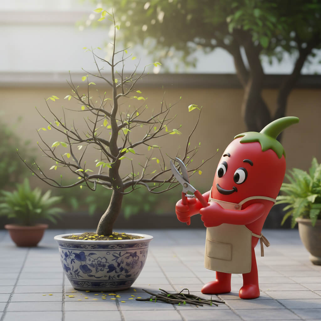 Cắt tỉa mai sau tết