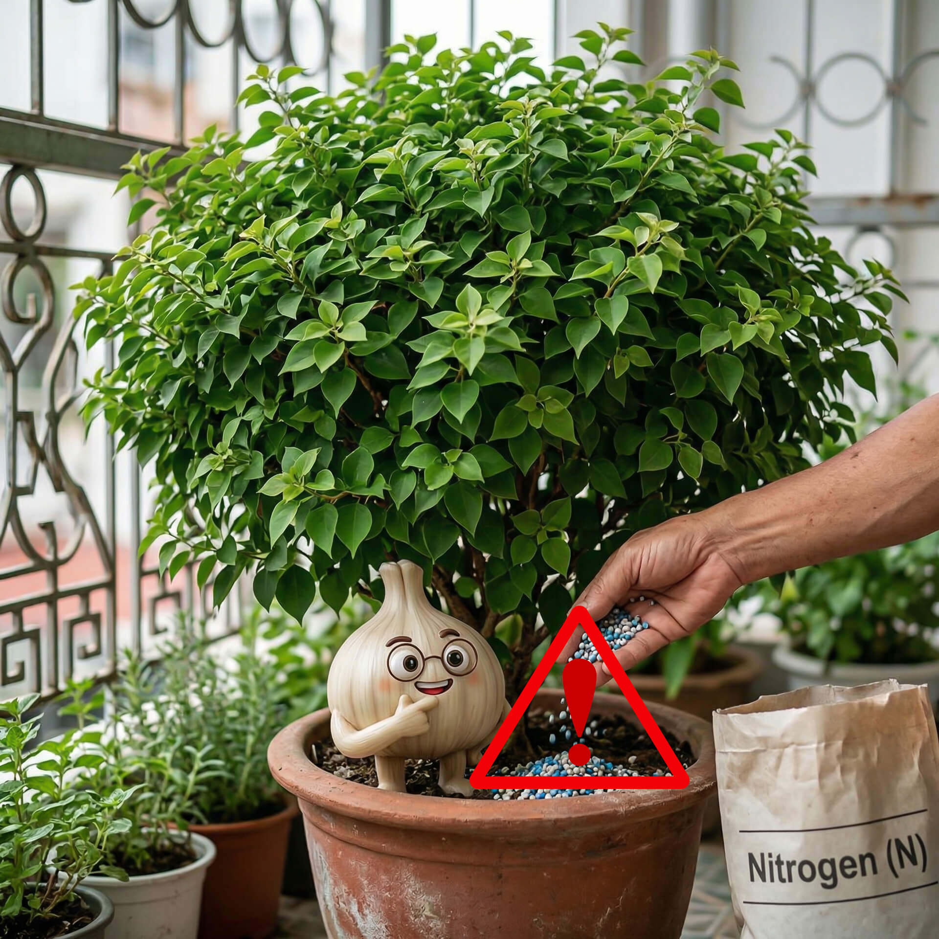 cây bị dư đạm