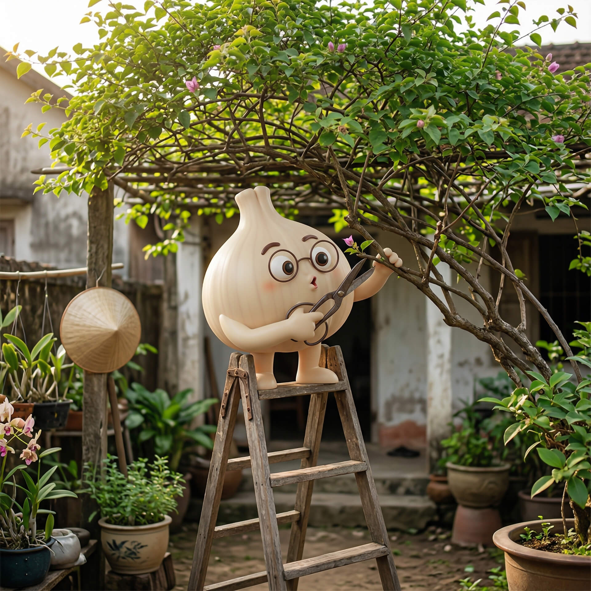 cắt tỉa để bông giấy nhanh trổ bông hơn