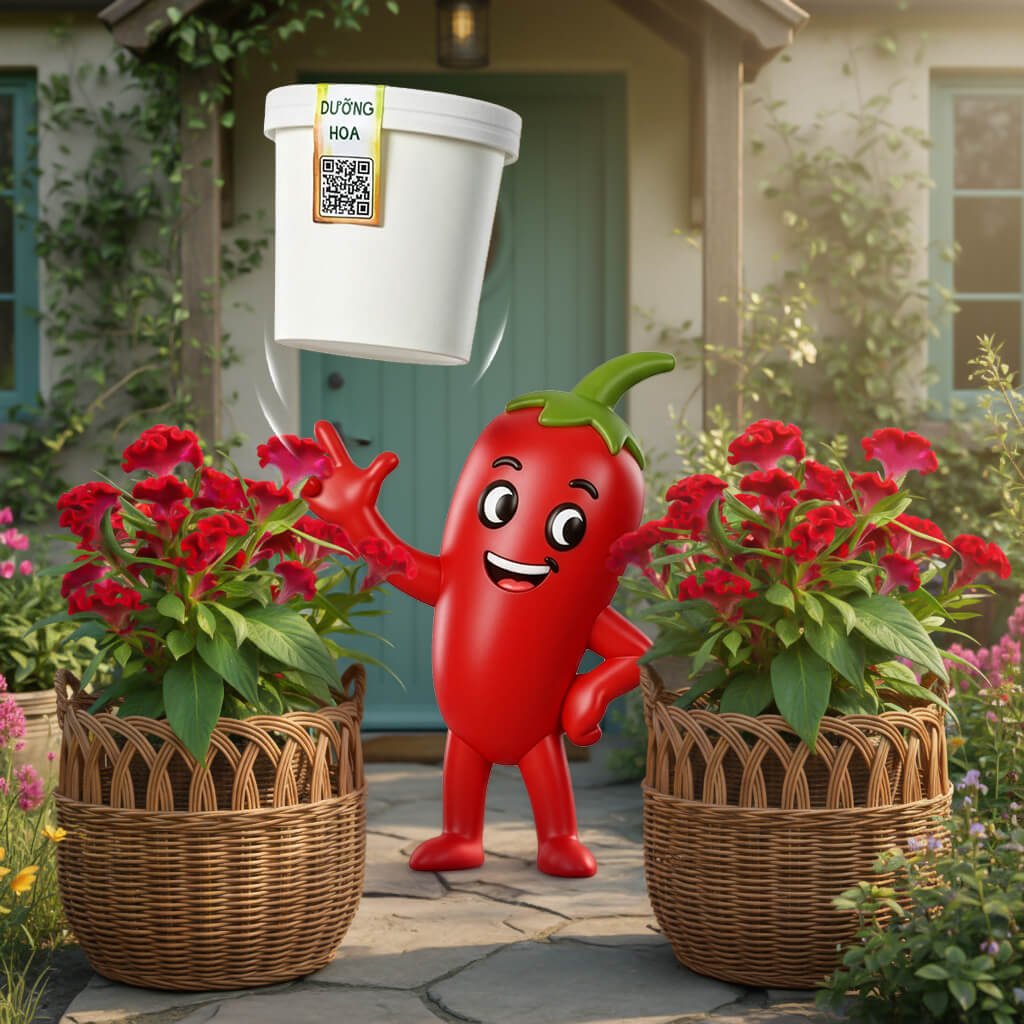 sử dụng dưỡng hoa kích hoa để hoa nở đều màu và rực rỡ