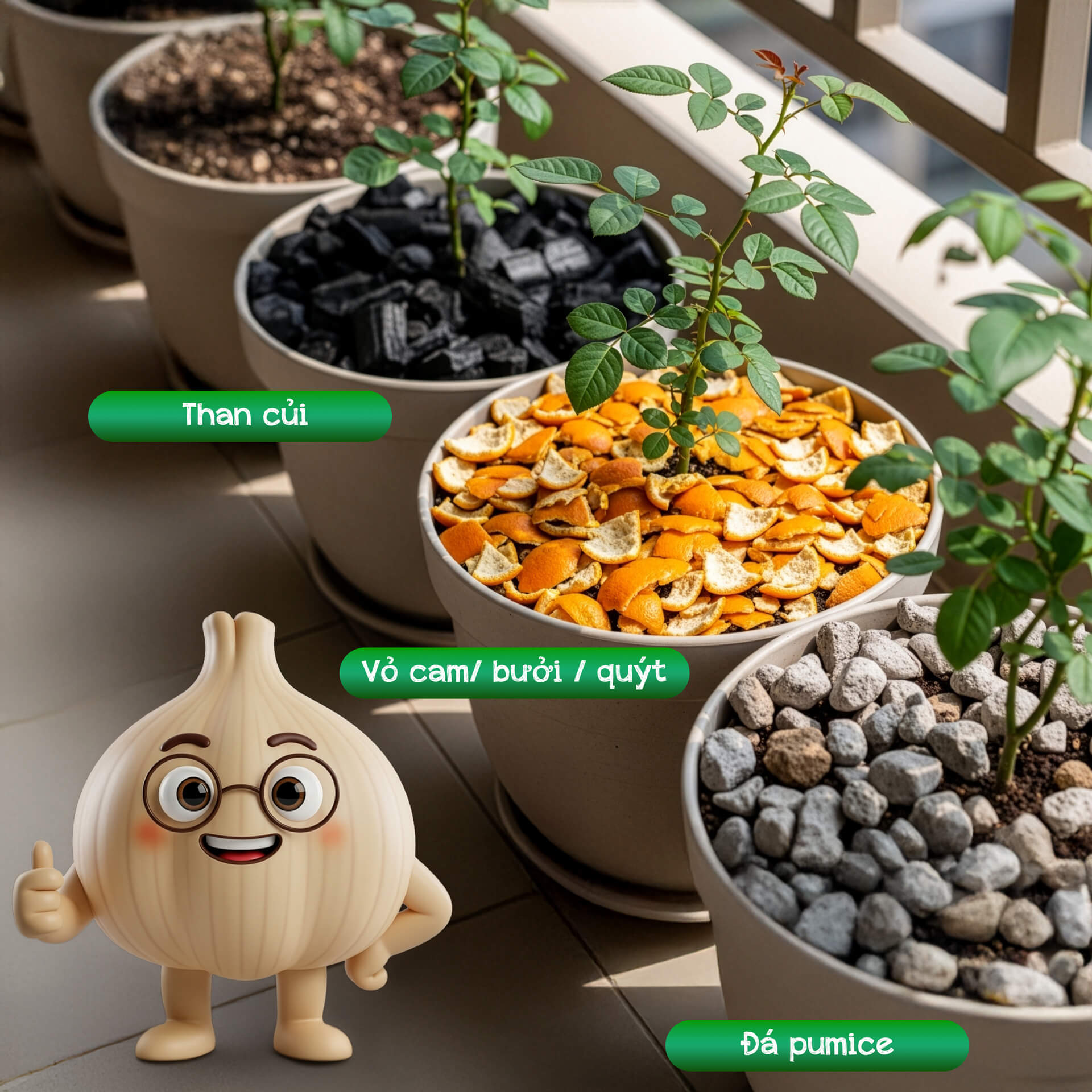 3 mẹo khử mùi phân bón hữu cơ tự ủ