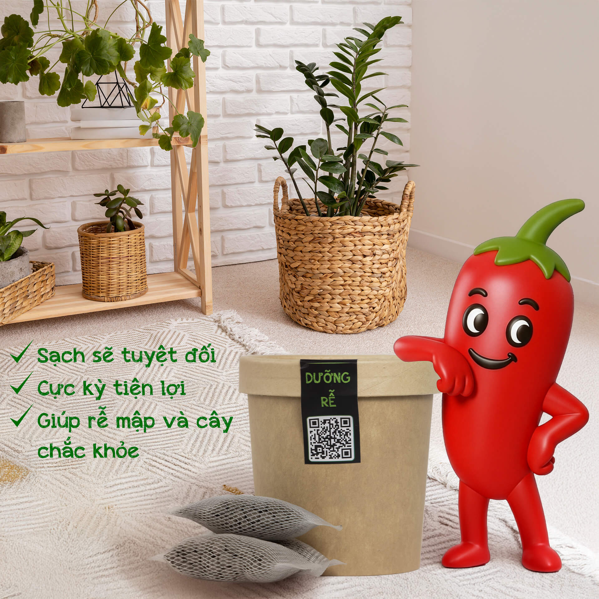 phân bón hữu cơ đã được xử lý không mùi sạch sẽ