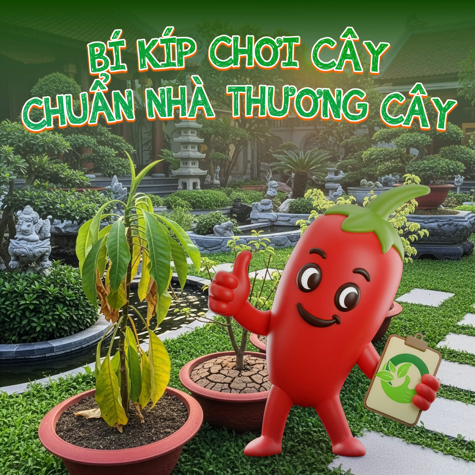 bí kíp chơi cây chuẩn nhà thương cây
