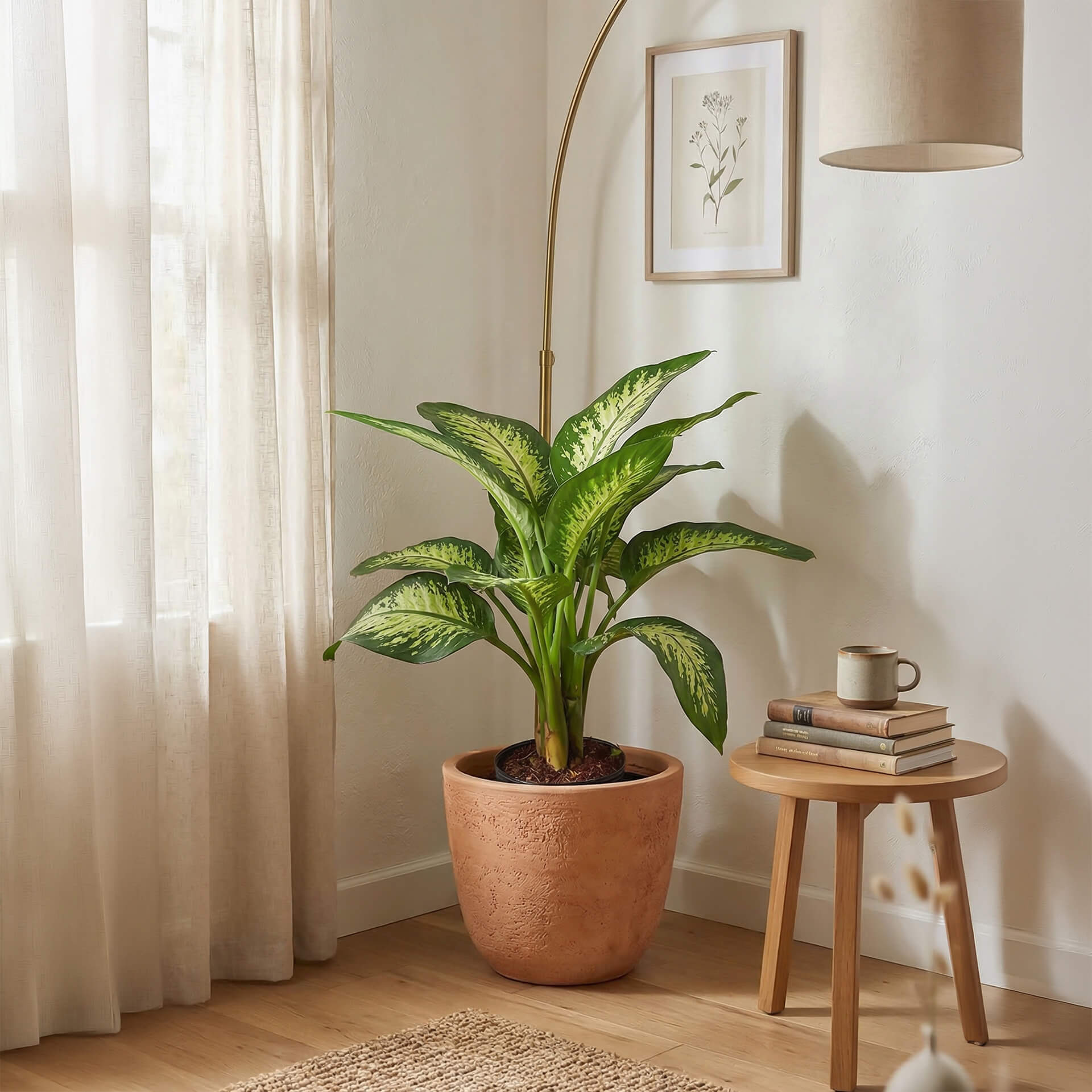 cây vạn niên thanh có độc tính cần để xa tầm tay trẻ em và thú cưng